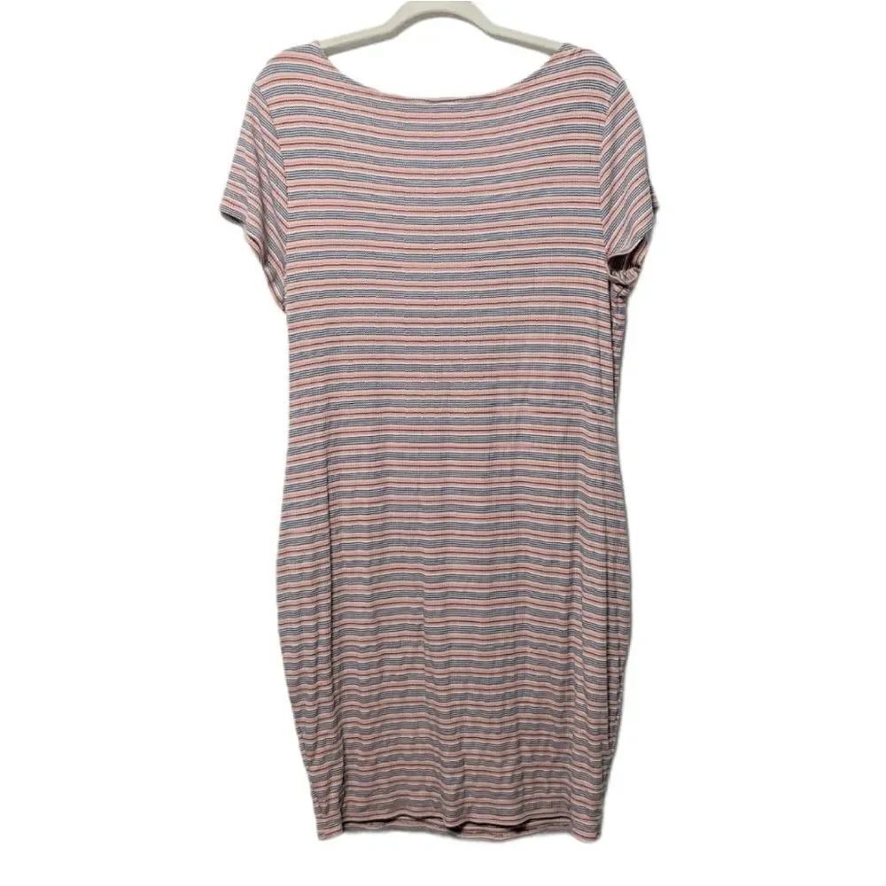 TORRID Multi Striped Ribbed Bodycon Dress 2X - Picture 8 of 9